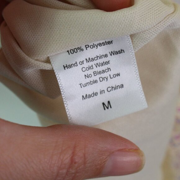 Lucy In the Sky Shantelle Sequin Long Sleeve Mini Dress in Champagne Size M - Picture 6 of 7